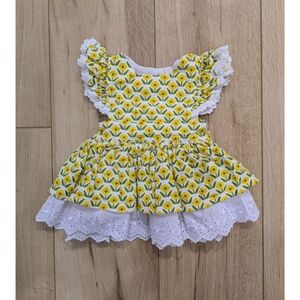 Vintage Yellow Baby Dress